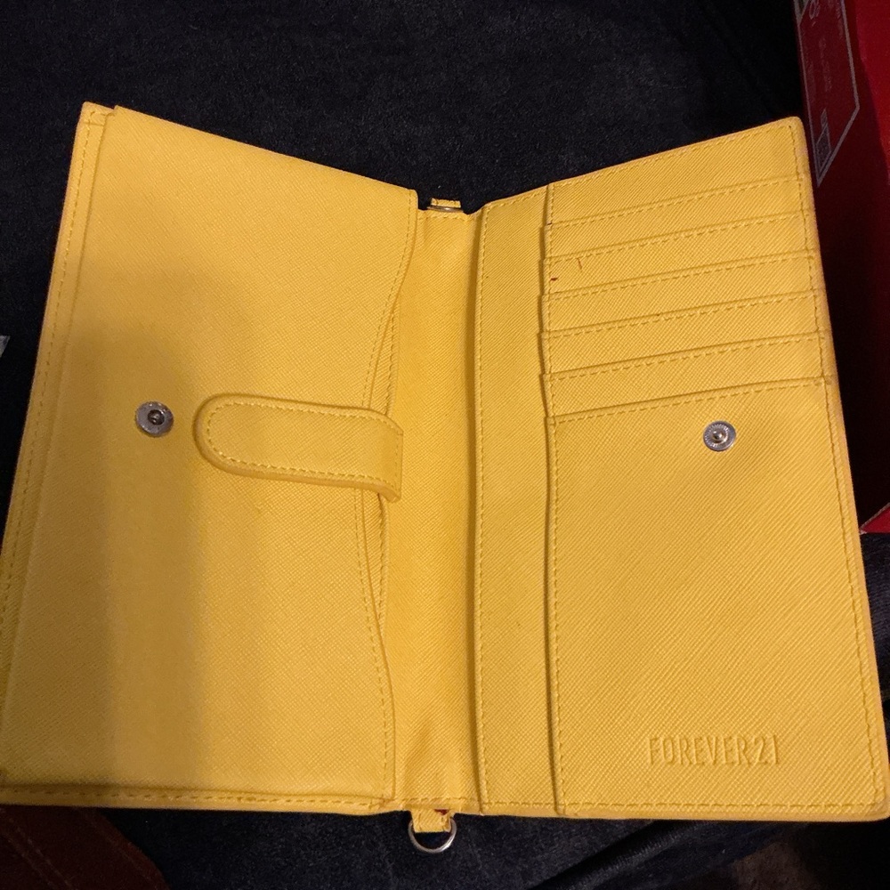 Forever 21 Sunny Yellow Cardholder Wallet